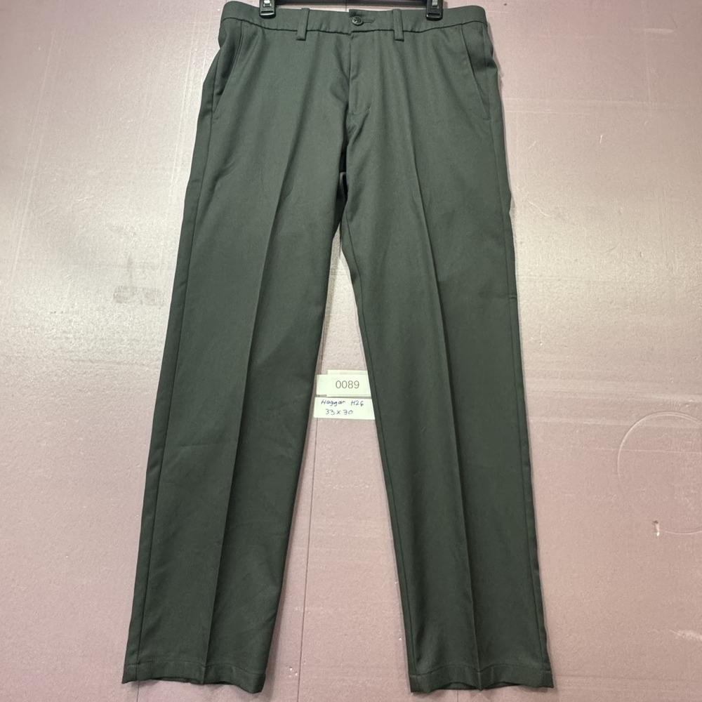 Haggar H26‎ Dress Pants Mens 33x30 Charcoal Gray Excellent Performance Stretch